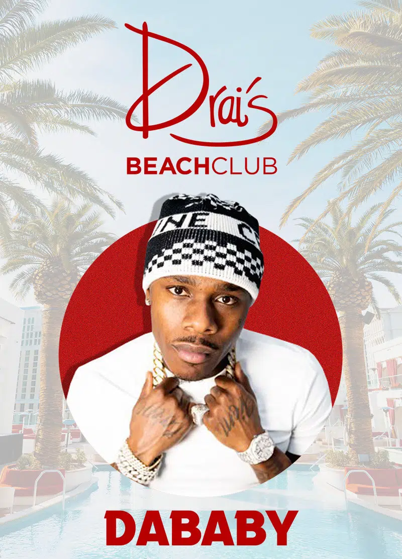 DaBaby at Drais Beach Club Las Vegas